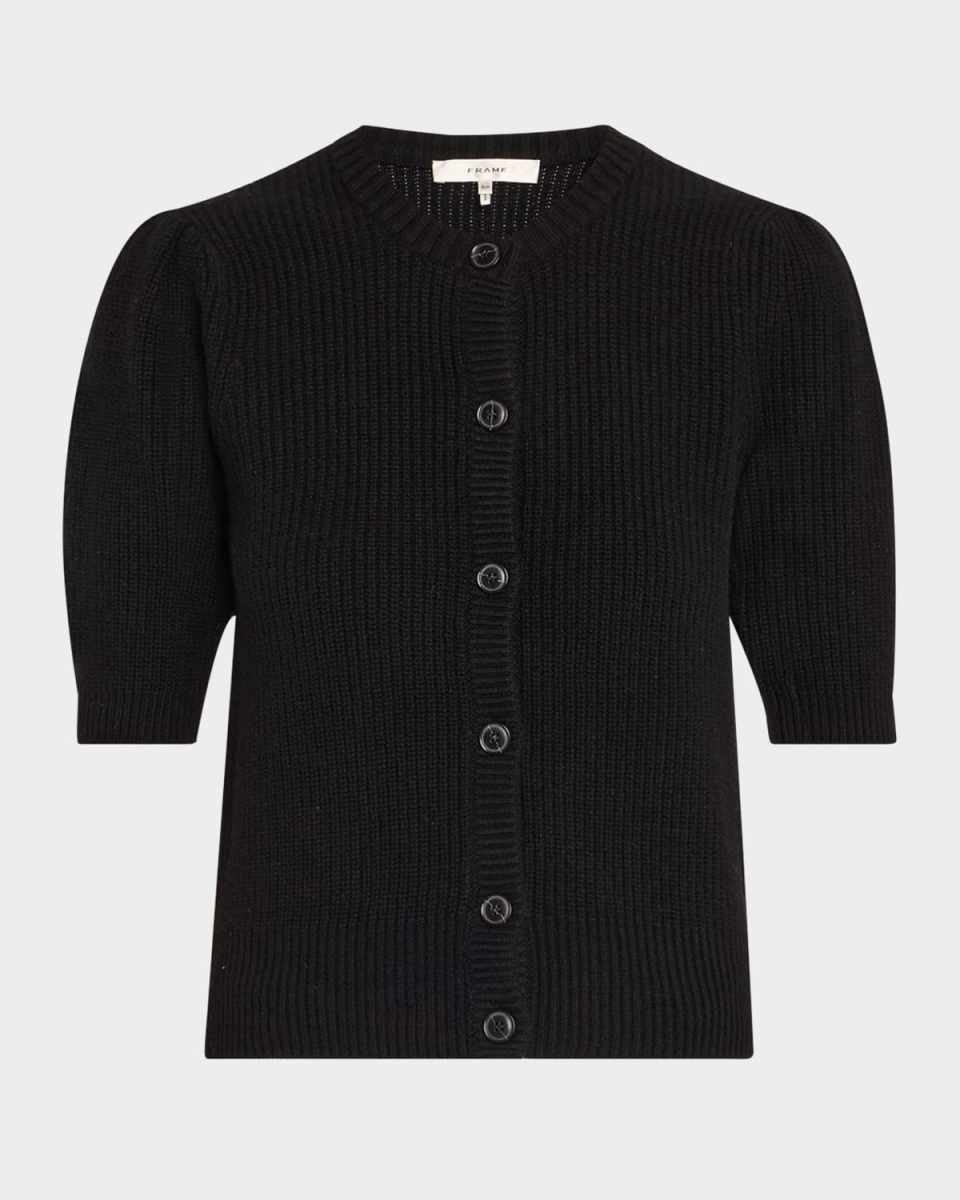 Shrunken Short-Sleeve Cardigan